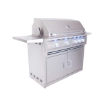RCS Cutlass Pro 38 Inch Propane Grill w/ Ceramic Briquette Tray Flame Tamers - RON38BLPCK - Image 12