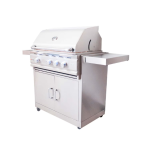 RCS Cutlass Pro 30 Inch Propane Grill w/ Ceramic Briquette Tray Flame Tamers - RON30BLPCK - Image 10