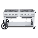 Crown Verity 60-Inch Single Inlet (Bulk Tanks Only) Mobile Propane Grill - CV-MCB-60-SI BULK
