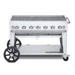 Crown Verity 48-Inch Single Inlet (Bulk Tanks Only) Mobile Propane Grill - CV-MCB-48-SI BULK
