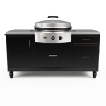 Evo Onyx Grill Cart W/Affinity 30G Flattop Natural Gas Griddle - 10-0055-NG