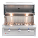 American Renaissance Grill by RCS 36-in 3-Burner Freestanding Propane Grill - Image 3