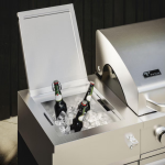 TYTUS Fresno Series 5-Burner Propane Island Grill in Stainless Steel + Shadow Stone w/ Cover & Griddle - Image 3