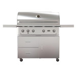 Wildfire Ranch Pro 42-in 4 Burner Natural Gas Grill - 304 SS