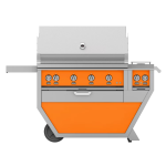 Hestan Deluxe 42-Inch Natural Gas Grill W/ Sear Burner, Rotisserie & Double Side Burner - Citra - GMBR42CX2-NG-OR