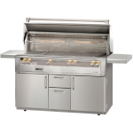 Alfresco ALXE 56-Inch Freestanding Natural Gas All Grill With Sear Zone And Rotisserie - ALXE-56BFGC-NG