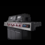 Broil King Imperial QS 690i 6 Burner Natural Gas Grill Center w/ Infrared Side Burner & Rotisserie Kit - 699887 - Image 5