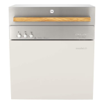 Flammkraft Model D Freestanding Grill & Model M Prep Center Module - Ivory White - 1029542 - Image 2