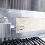 RCS Cutlass Pro 38 Inch Built-In Natural Gas Grill w/ Ceramic Briquette Tray Flame Tamers - RON38B - Image 3