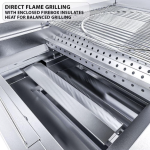 Sunstone Ruby 30-in 3-Burner Built-In Propane Grill - Ruby3B-LP - Image 4