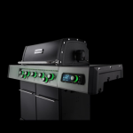 Broil King Imperial QS 590i 5 Burner Natural Gas Grill Center w/ Infrared Side Burner & Rotisserie Kit - 698887 - Image 7
