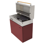 Flammkraft Model D Propane Gas Grill - Ruby - 1029543 - Image 5