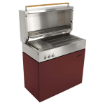 Flammkraft Model D Propane Gas Grill - Ruby - 1029543 - Image 6