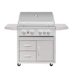 Summerset Sizzler Pro 32-in 4 Burner Freestanding Propane Grill w/ Rear Infrared Burner