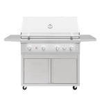 Summerset Quest 42-in 3 Burner Freestanding Propane Grill w/ Rear Infrared Burner, Rotisserie Kit, & Drop-In Griddle Plate