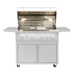 Summerset Quest 42-in 3 Burner Freestanding Propane Grill w/ Rear Infrared Burner, Rotisserie Kit, & Drop-In Griddle Plate - Image 2