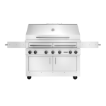 Kalamazoo K1000HT Hybrid Fire Four Burner Marine Grade Freestanding Natural Gas Grill W/ Meat, Vegetable, Fish, & Plancha Grill Surface Grates