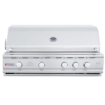 RCS Cutlass Pro 42 Inch Built-In Propane Grill w/ Ceramic Briquette Tray Flame Tamers -RON42BLP - Image 4
