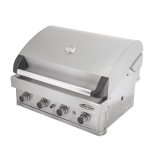 Turbo 32-Inch 4-Burner Built-In Propane Gas Grill - BTH3221BLP - Image 3