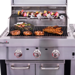 Charbroil Medallion Series Modular Outdoor Kitchen Amplifire 3-Burner Propane Gas Grill - 463246018 - Image 11