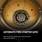 Kamado Joe Big Joe Konnected Joe Digital Charcoal Grill & Smoker w/ Auto-Ignition & Temperature Control - KJ15042425 - Image 7