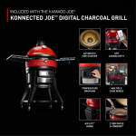 Kamado Joe Konnected Joe Digital Charcoal Grill & Smoker w/ Auto-Ignition & Temperature Control - KJ15041123 - Image 18