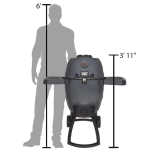 Broil King Keg 5000 Steel Charcoal Kamado Grill - Gray - 911470 - Image 2