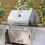 Rocket Outdoors Medium Silver Rocket Kamado Grill - MDSRF - Image 7