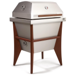 Kalamazoo KSHOK430 Shokunin Kamado Grill w/ Oiled Ipe Frame - KSHOK430-PEN-S4 - Image 5