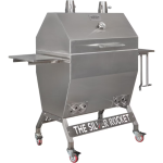 Rocket Outdoors Large Silver Rocket Kamado Grill & Accessories Bundle - LGSRG-BDL - Image 3