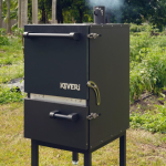 Keveri H1 Vertical Multi-Purpose Charcoal Oven - Black Truffle - H1BT - Image 5
