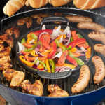 Weber Master Touch 22-Inch Charcoal Grill w/ Gourmet BBQ System Cooking Grate - Deep Ocean Blue - 14516001 - Image 3