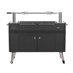 Everdure HUB I 54-Inch Charcoal Grill W/ Rotisserie & Electronic Ignition - Matte Black - HBCE2BBUS - Image 2