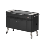 Everdure HUB I 54-Inch Charcoal Grill W/ Rotisserie & Electronic Ignition - Matte Black - HBCE2BBUS - Image 4