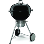Weber Master Touch 22-Inch Charcoal Grill w/ Gourmet BBQ System Cooking Grate - Black - 14501001