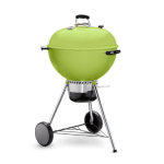Weber Master Touch 22-Inch Charcoal Grill w/ Gourmet BBQ System Cooking Grate - Spring Green - 14511601 - Image 2