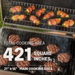 TYTUS Emberwood Charcoal Grill w/ Grill and Prep Cart - TDT-CRT-CHAR - Image 5