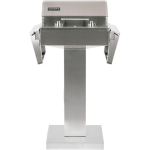 Coyote 18-Inch 1300 Watt Electric Grill On Patio Post - Image 3