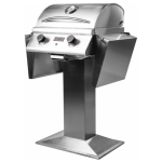 Blaze 21-Inch 1500 Watt Electric Grill On Pedestal With Side Shelves - BLZ-ELEC-21 - Image 2
