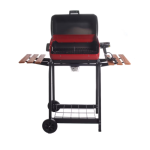 Americana by Meco 1500 Watt Electric Grill With Fold Down Side Tables - 9325U8.181 - Image 2