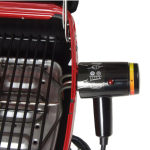 Americana by Meco 1500 Watt Electric Grill With Rotisserie, Easy View Window And Fold Down Side Tables - 9329U8.181 - Image 6