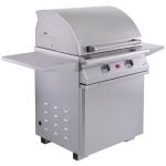 PGS Commercial T-Series 30 Inch Electric Grill On Pedestal w/ Timer - E27T