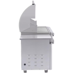 PGS Commercial T-Series 30 Inch Electric Grill On Pedestal w/ Timer - E27T - Image 5