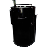 Gateway Drum Smokers 55 Gallon Charcoal BBQ Smoker - Black - 55111 - Image 3
