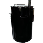 Gateway Drum Smokers 55 Gallon Charcoal BBQ Smoker - Black - 55111 - Image 4