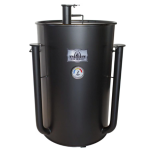 Gateway Drum Smokers 55 Gallon Charcoal BBQ Smoker - Matte Black - 559FB