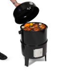 GrillPro 16-in Traditional Charcoal Smoker - Black - 31816 - Image 3