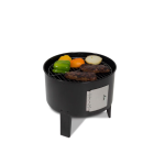 GrillPro 16-in Traditional Charcoal Smoker - Black - 31816 - Image 4