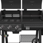 Oklahoma Joe's Canyon Combo DLX Charcoal/Propane Smoker & Grill - 24203005 - Image 5