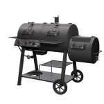 Oklahoma Joe's Canyon Combo DLX Charcoal/Propane Smoker & Grill - 24203005 - Image 7